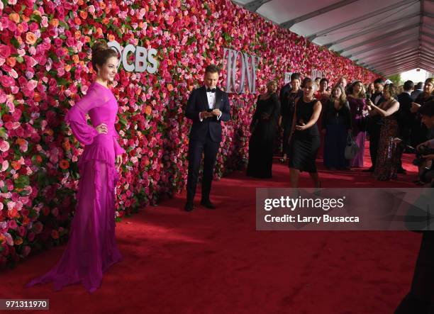 Laura Osnes attends the 72nd Annual Tony Awards at Radio City Music Hall on June 10, 2018 in New York City.