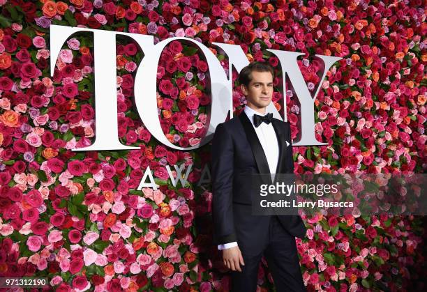 Andrew Garfield attends the 72nd Annual Tony Awards at Radio City Music Hall on June 10, 2018 in New York City.