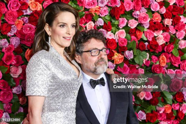 Tina Fey and Jeff Richmond attend the 72nd Annual Tony Awards at Radio City Music Hall on June 10, 2018 in New York City.