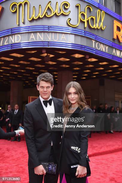 Wes Gordon and Grace Elizabeth attend the 72nd Annual Tony Awards at Radio City Music Hall on June 10, 2018 in New York City.