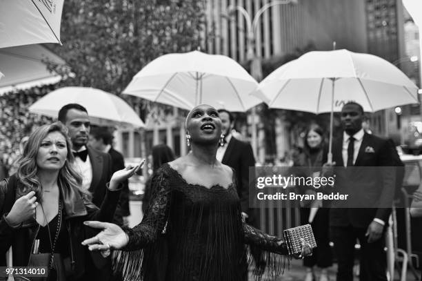 Cynthia Erivo attends the 72nd Annual Tony Awards at Radio City Music Hall on June 10, 2018 in New York City.