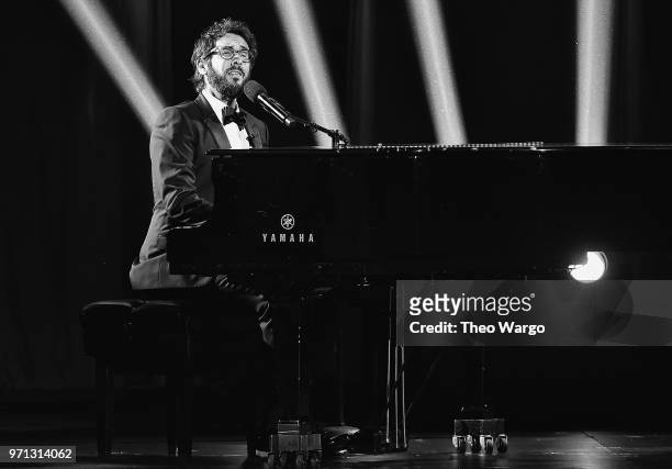 Josh Groban performs onstage during the 72nd Annual Tony Awards at Radio City Music Hall on June 10, 2018 in New York City.