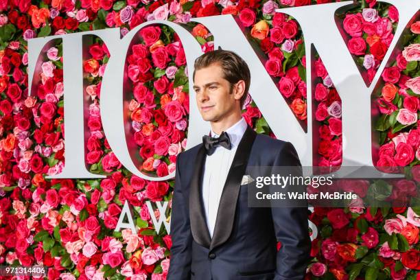 Andrew Garfield attends the 72nd Annual Tony Awards at Radio City Music Hall on June 10, 2018 in New York City.