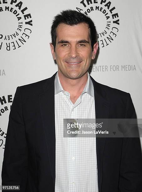 Actor Ty Burrell attends the "Modern Family" event at the 27th Annual PaleyFest at Saban Theatre on February 26, 2010 in Beverly Hills, California.