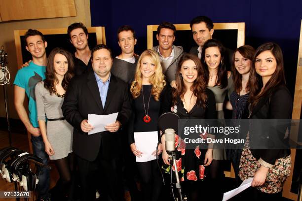 Humphrey Berney, Jules Knight, Ollie Baines, Stephen Bowman of Blake with Darius Campbell Faryl Smith,Paul Potts, Camilla Kerslake with Daisy Chute,...