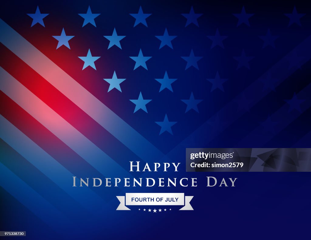 Gelukkige 4 van juli Onafhankelijkheidsdag achtergrond