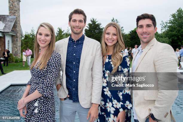 Alicia Horvath, Matt Horvath, Ashley Peleckis, and Connor McInerney attend Hamptons Magazine Celebration with cover star Bubba Watson on June 10,...