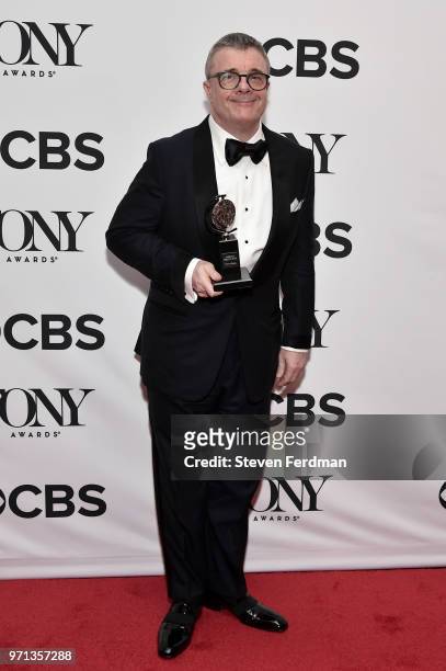 Nathan Lane poses in the 72nd Annual Tony Awards Media Room at 3 West Club on June 10, 2018 in New York City.