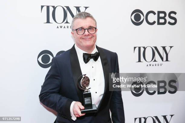 Nathan Lane, winner of the award for Best Performance by an Actor in a Featured Role in a Play for 'Angels in America,' poses in the 72nd Annual Tony...