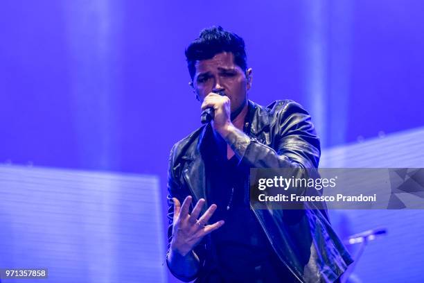 Danny O'Donoghue of The Script performs on stage at Mediolanum Forum on June 10, 2018 in Milan, Italy.