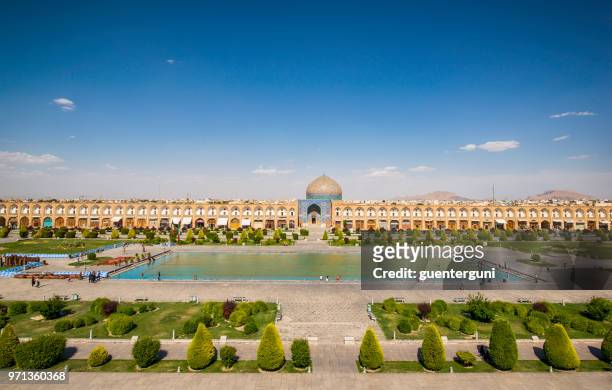 naqsh-e jahan or imam square, isfahan, iran - isfahan stock pictures, royalty-free photos & images
