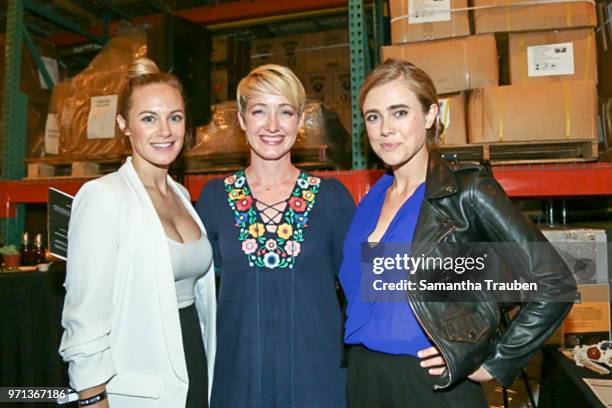 Melody Westin and guests attend GenR: LA Force for Change Photo Exhibition hosted by GenR and the International Rescue Committee at GreenBar...