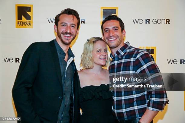 Samantha Becker and guests attend GenR: LA Force for Change Photo Exhibition hosted by GenR and the International Rescue Committee at GreenBar...