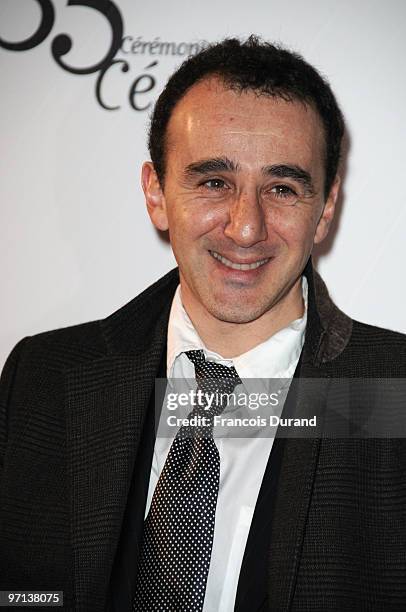 Elie Semoun attends the 35th Cesar Film Awards held at Theatre du Chatelet on February 27, 2010 in Paris, France.