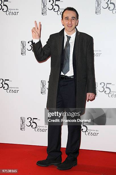 Elie Semoun attends the 35th Cesar Film Awards held at Theatre du Chatelet on February 27, 2010 in Paris, France.