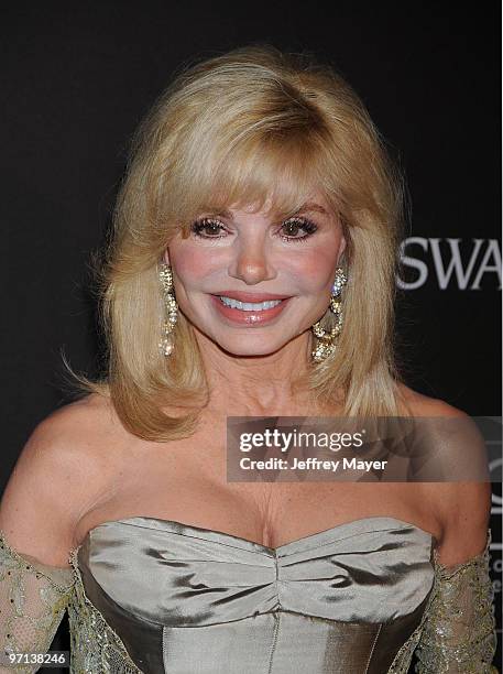 Actress Loni Anderson arrives to the 12th Annual Costume Guild Awards at The Beverly Hilton hotel on February 25, 2010 in Beverly Hills, California.