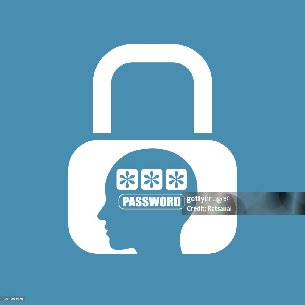 Password Police Image Security Password High-Res Vector Graphic - Getty Images