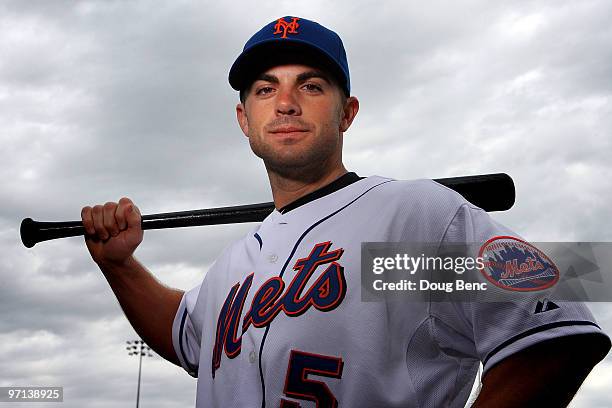 Third baseman David Wright of the New York Mets poses during photo day at Tradition Field on February 27, 2010 in Port St. Lucie, Florida.