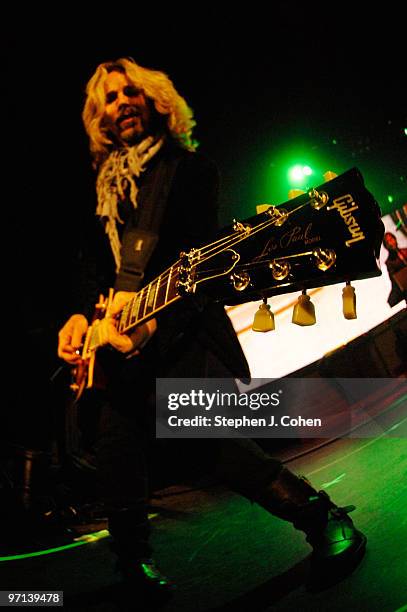 Tommy Shaw of Styx performs at Freedom Hall on February 26, 2010 in Louisville, Kentucky.