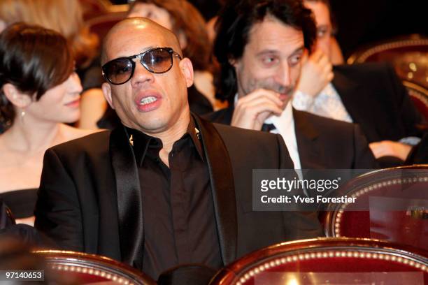 Actor Joey Starr attends during the 35th Cesar Film Awards held at Theatre du Chatelet on February 27, 2010 in Paris, France.