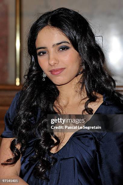 Hafsia Herzi attends the 35th Cesar Film Awards at the Theatre du Chatelet on February 27, 2010 in Paris, France.