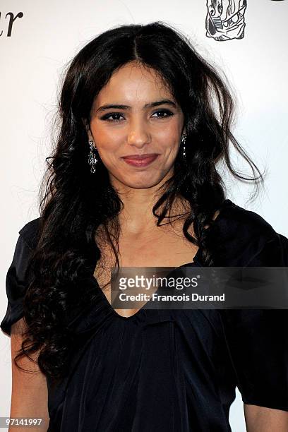 Hafsia Herzi attends the 35th Cesar Film Awards at the Theatre du Chatelet on February 27, 2010 in Paris, France.