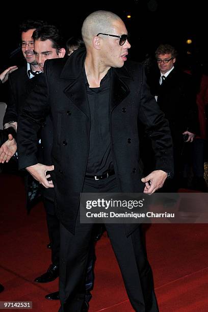 Joey Starr attends the 35th Cesar Film Awards at Theatre du Chatelet on February 27, 2010 in Paris, France.