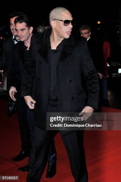 Joey Starr attends the 35th Cesar Film Awards at Theatre du Chatelet on February 27, 2010 in Paris, France.