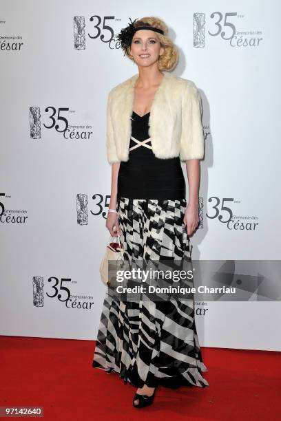 Frederique Bel attends the 35th Cesar Film Awards at Theatre du Chatelet on February 27, 2010 in Paris, France.