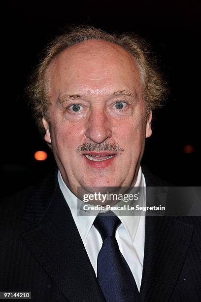 Bernard Farcy attends the 35th Cesar Film Awards at the Theatre du Chatelet on February 27, 2010 in Paris, France.