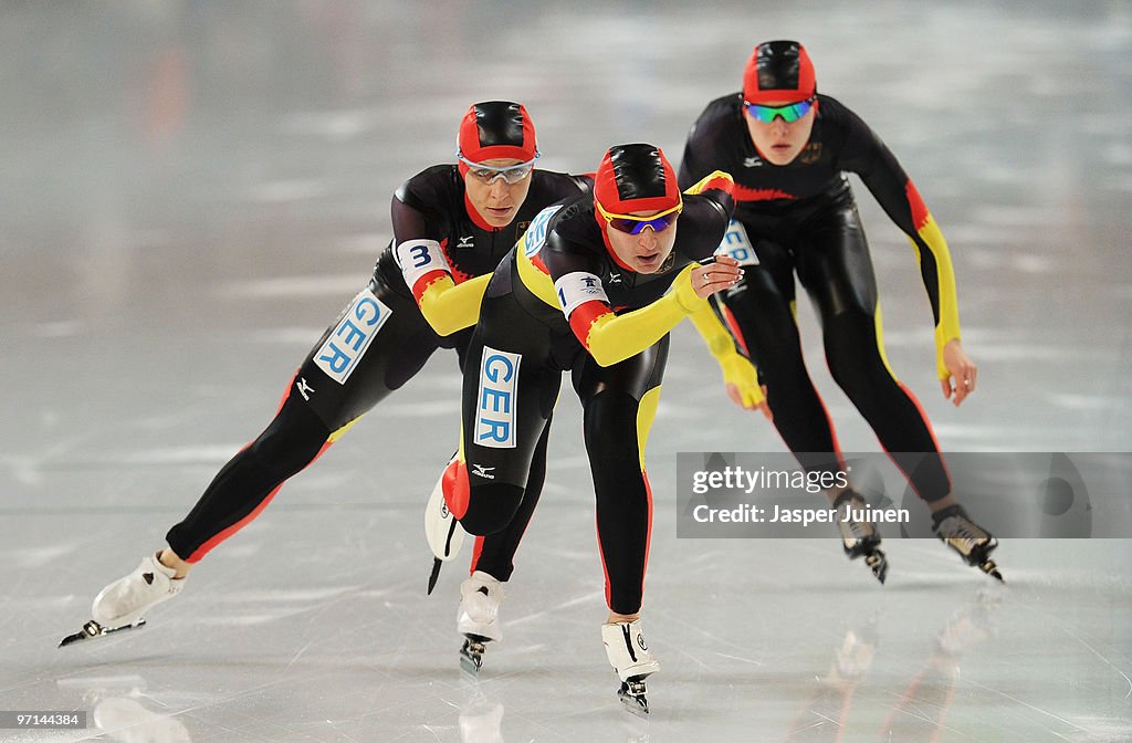 Speed Skating - Ladies' Team Pursuit - Day 16
