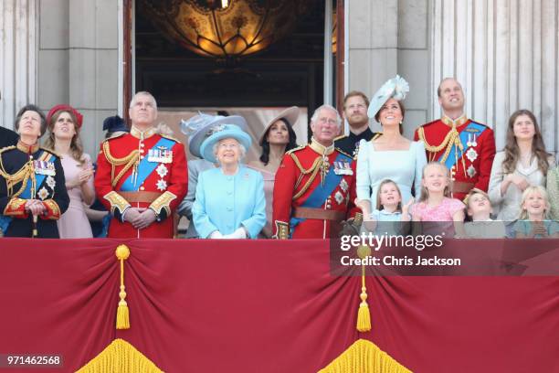 Princess Anne, Princess Royal, Princess Beatrice, Lady Louise Windsor, Prince Andrew, Duke of York, Queen Elizabeth II, Meghan, Duchess of Sussex,...