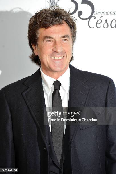 Francois Cluzet attends the 35th Cesar Film Awards at Theatre du Chatelet on February 27, 2010 in Paris, France.