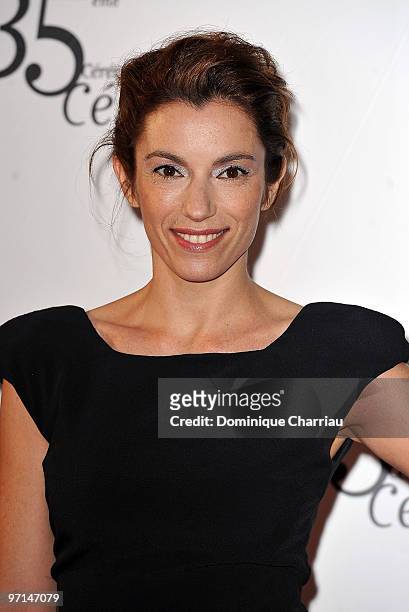 Actress Aure Atika attends the 35th Cesar Film Awards at Theatre du Chatelet on February 27, 2010 in Paris, France.