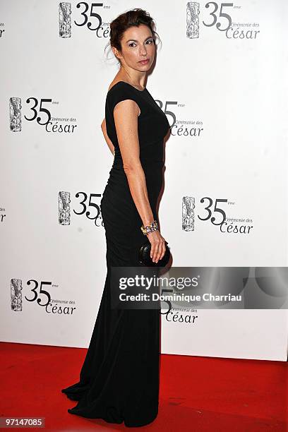 Actress Aure Atika attends the 35th Cesar Film Awards at Theatre du Chatelet on February 27, 2010 in Paris, France.