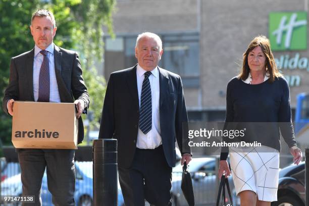 Peter Metcalf , the solicitor representing South Yorkshire Police in the wake of the Hillsborough disaster, attends the Hillsborough case hearing at...