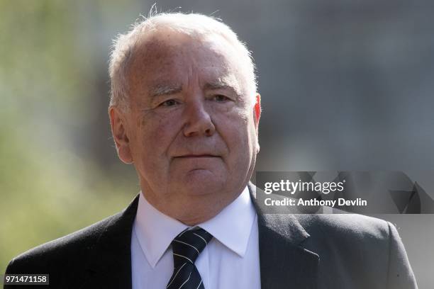 Peter Metcalf, the solicitor representing South Yorkshire Police in the wake of the Hillsborough disaster, attends the Hillsborough case hearing at...