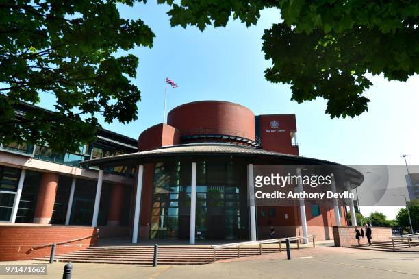 General view of Preston Crown Court on June 11, 2018 in Preston, England. David Duckenfield, the match commander on the day of the Hillsborough...