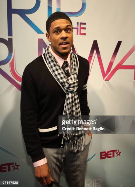 Actor Pooch Hall attends BET's Rip The Runway 2010 at the Hammerstein Ballroom on February 27, 2010 in New York City.