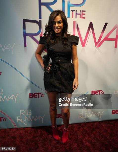 Personality Sharon Carpenter attends BET's Rip The Runway 2010 at the Hammerstein Ballroom on February 27, 2010 in New York City.