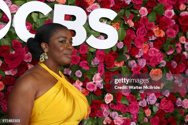 Uzo Aduba attends the 72nd Annual Tony Awards on June 10, 2018 at Radio City Music Hall in New York City.