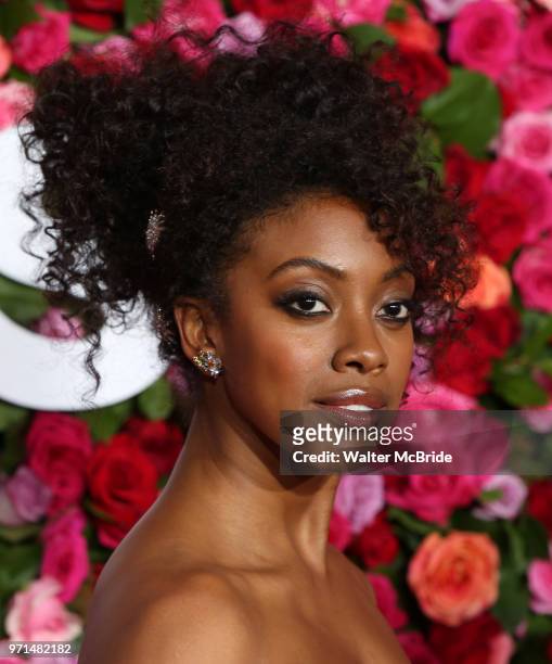 Condola Rashad attends the 72nd Annual Tony Awards on June 10, 2018 at Radio City Music Hall in New York City.