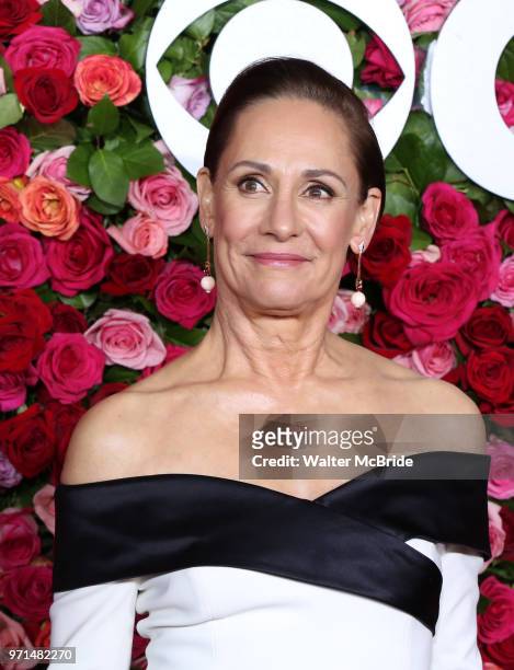 Laurie Metcalf attends the 72nd Annual Tony Awards on June 10, 2018 at Radio City Music Hall in New York City.