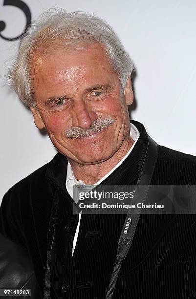 Photographer Yann Arthus-Bertrand attends the 35th Cesar Film Awards at Theatre du Chatelet on February 27, 2010 in Paris, France.