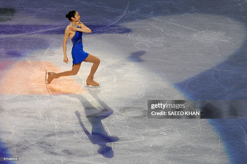Gold medalist South Korea's Kim Yu-Na ac