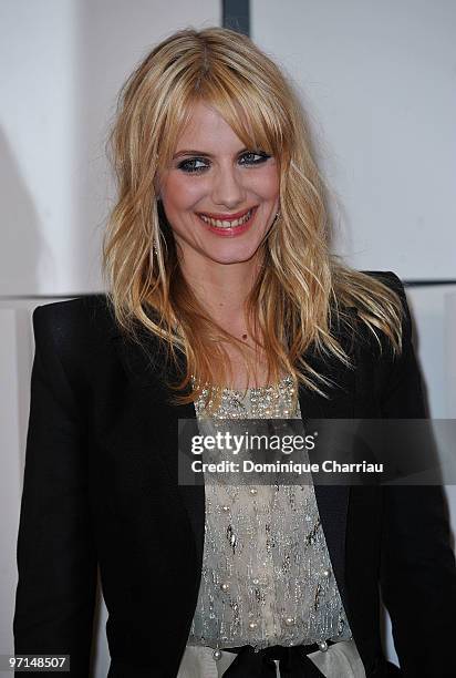 Actress Melanie Laurent poses in Awards Room during 35th Cesar Film Awards at Theatre du Chatelet on February 27, 2010 in Paris, France.