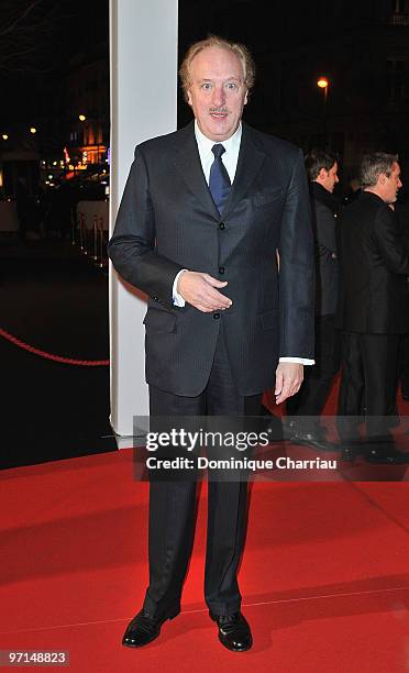 Bernard Farcy attends the 35th Cesar Film Awards at Theatre du Chatelet on February 27, 2010 in Paris, France.