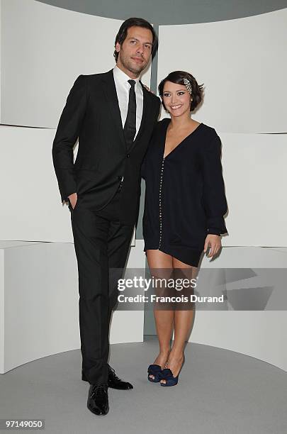 Emma de Caunes and guest during 35th Cesar Film Awards at Theatre du Chatelet on February 27, 2010 in Paris, France.