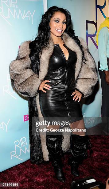 Karlie Redd attends BET's Rip The Runway 2010 at the Hammerstein Ballroom on February 27, 2010 in New York City.