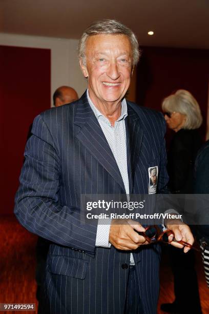 Olivier Lejeune attends "Sans Moderation" Laurent Gerra's One Man Show at Palais des Congres on June 10, 2018 in Paris, France.